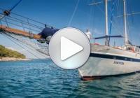 voilier à moteur - goélette Zadar Croatie